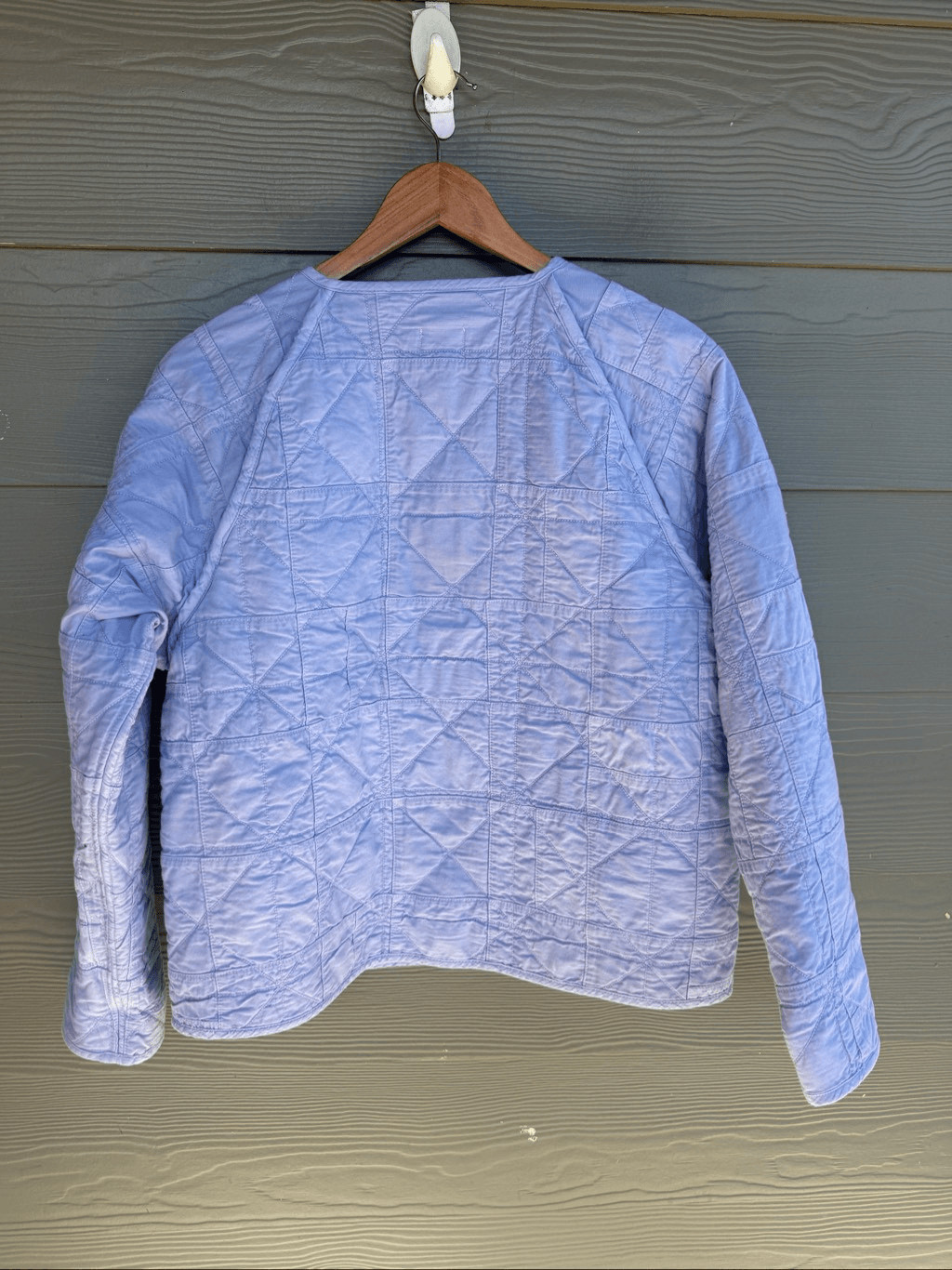 J Crew patchwork lavender jacket - image 6