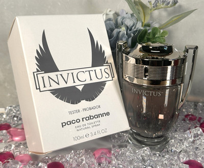PACO RABANNE INVICTUS MEN'S EAU DE TOILETTE 3.4 FL.OZ/100ML NEW TESTER WHITE BOX