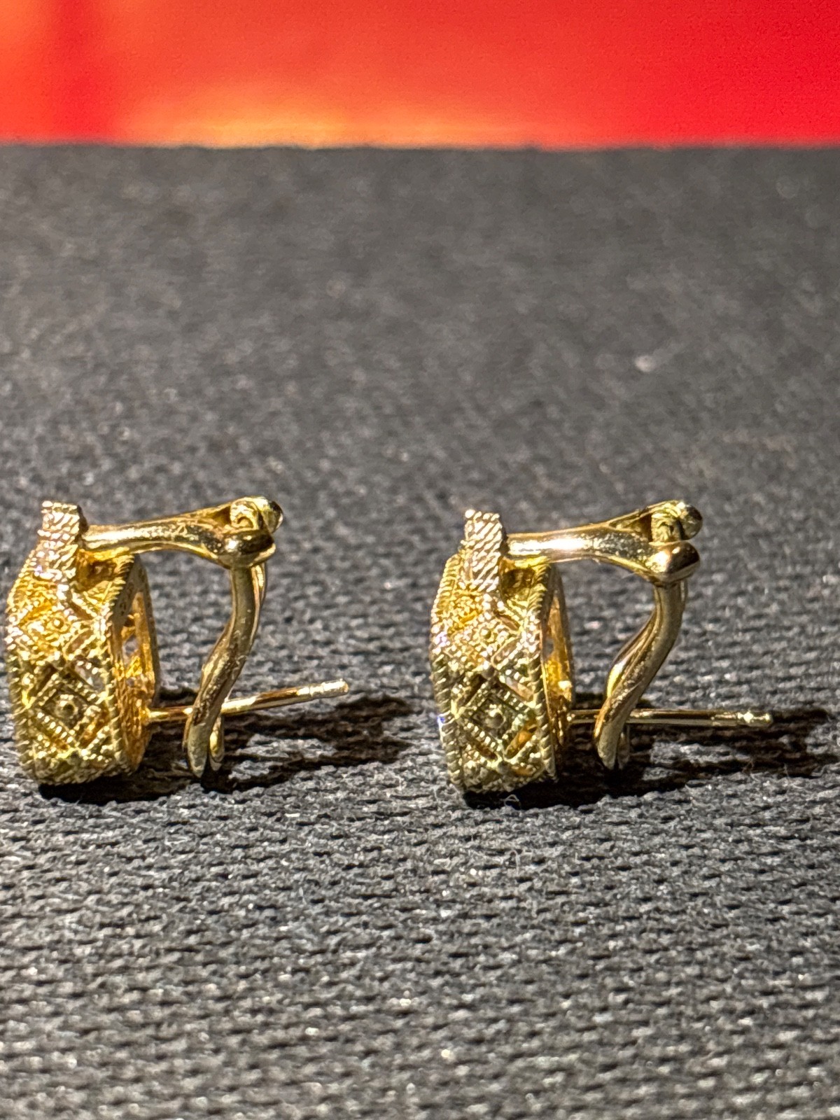 JUDITH RIPKA 14K Gold Plated Sterling Silver Cubic Zirconia EARRINGS