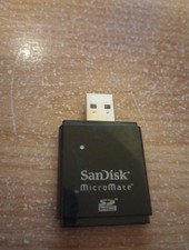 SanDisk MicroMate SDDR-113  SD SDHC Card Reader  USB 2.0 Black