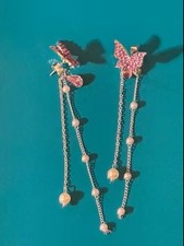 Butterfly Long Tassel Earrings