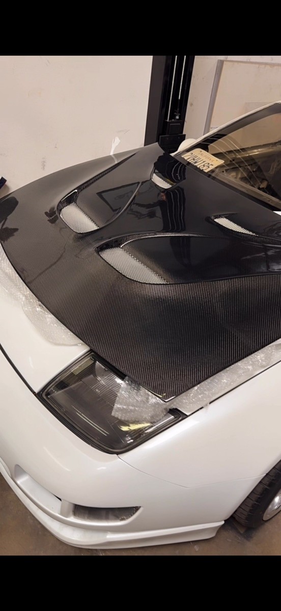 90-96 NISSAN 300ZX Z32 Mission Japan Carbon Hood | eBay