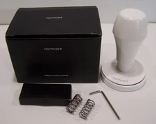 Normcore 58.5mm Coffee Tamper V4 - Spring-loaded Tamper with 15  25 30lbs WHITE