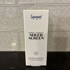 Supergoop Mineral Sheer Screen SPF 30 1.5oz/45mL Sealed NIB