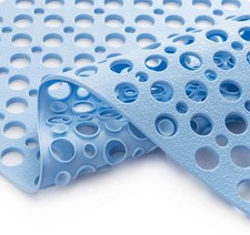 TPE Non-Slip Bathtub Mat , Soft Shower Mat with Drainage Holes, Machine Washable