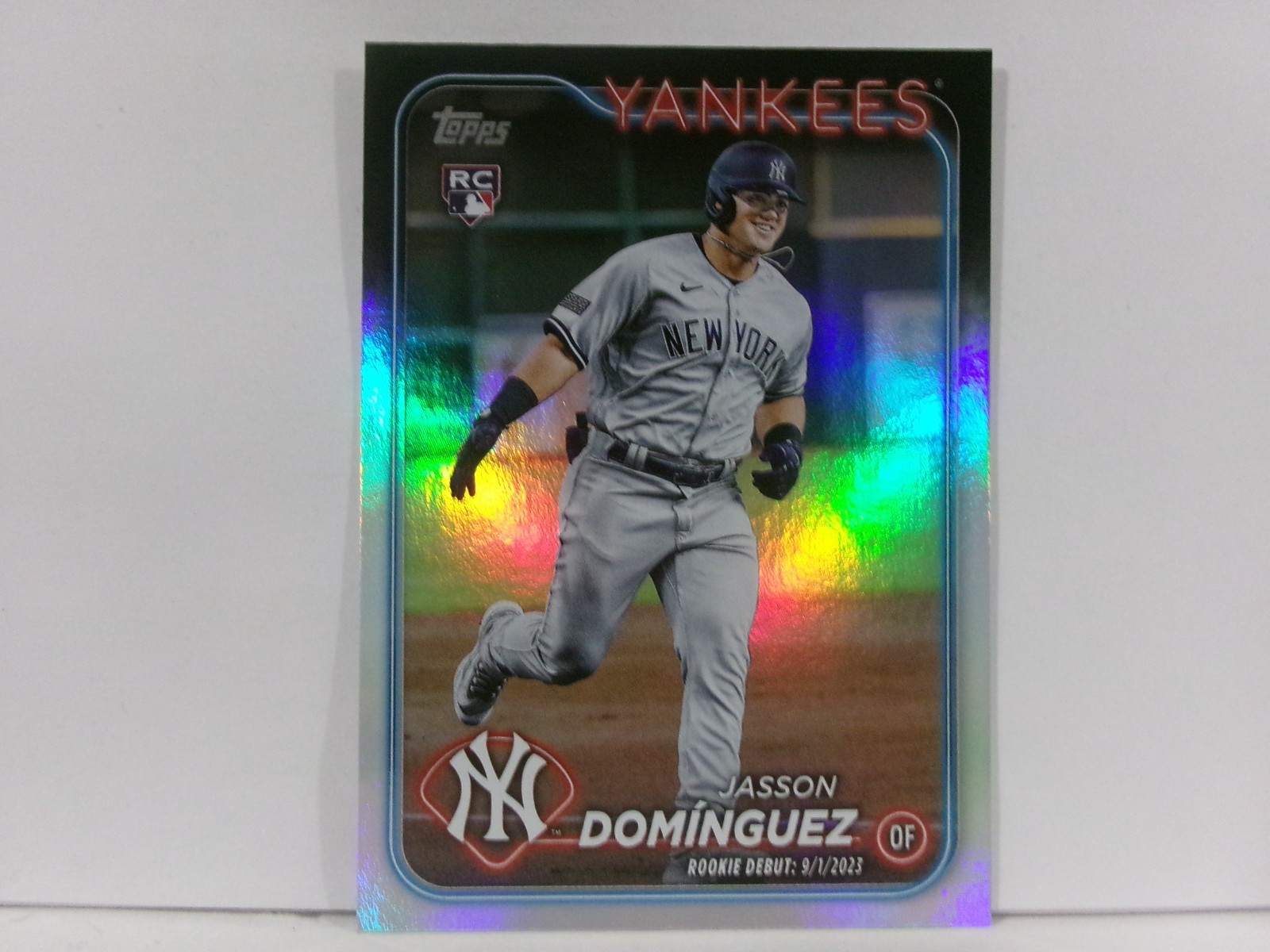 2024 Topps Update Debut Rainbow Foil Jasson Dominguez Domínguez #US175 Rookie RC