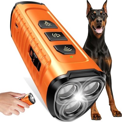 Ultrasonic Dog Barking Deterrent Device 50ft Range 5 Modes Portable Safe