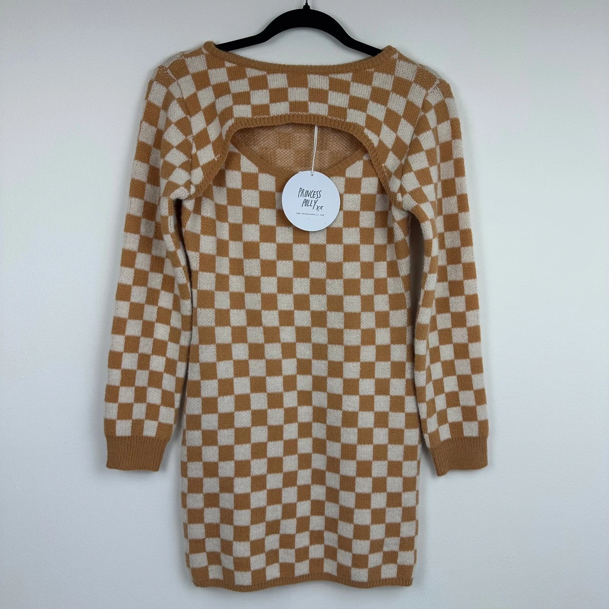 thanksgiving brown dress Arianwyn Mini Dress | Brown Check | Womens
