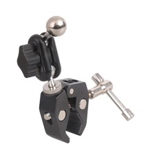 Super Clamp with 17mm Ballhead Arm Camera Mount Clamp 3/8" Thread Clamp Mount