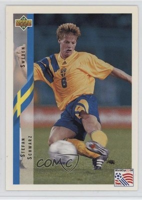 1994 Upper Deck World Cup Hotline Cards Stefan Schwarz 8wl
