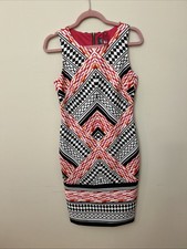 Vince Camuto Funky Sleeveless Dress Size 6 Asymmetric Design