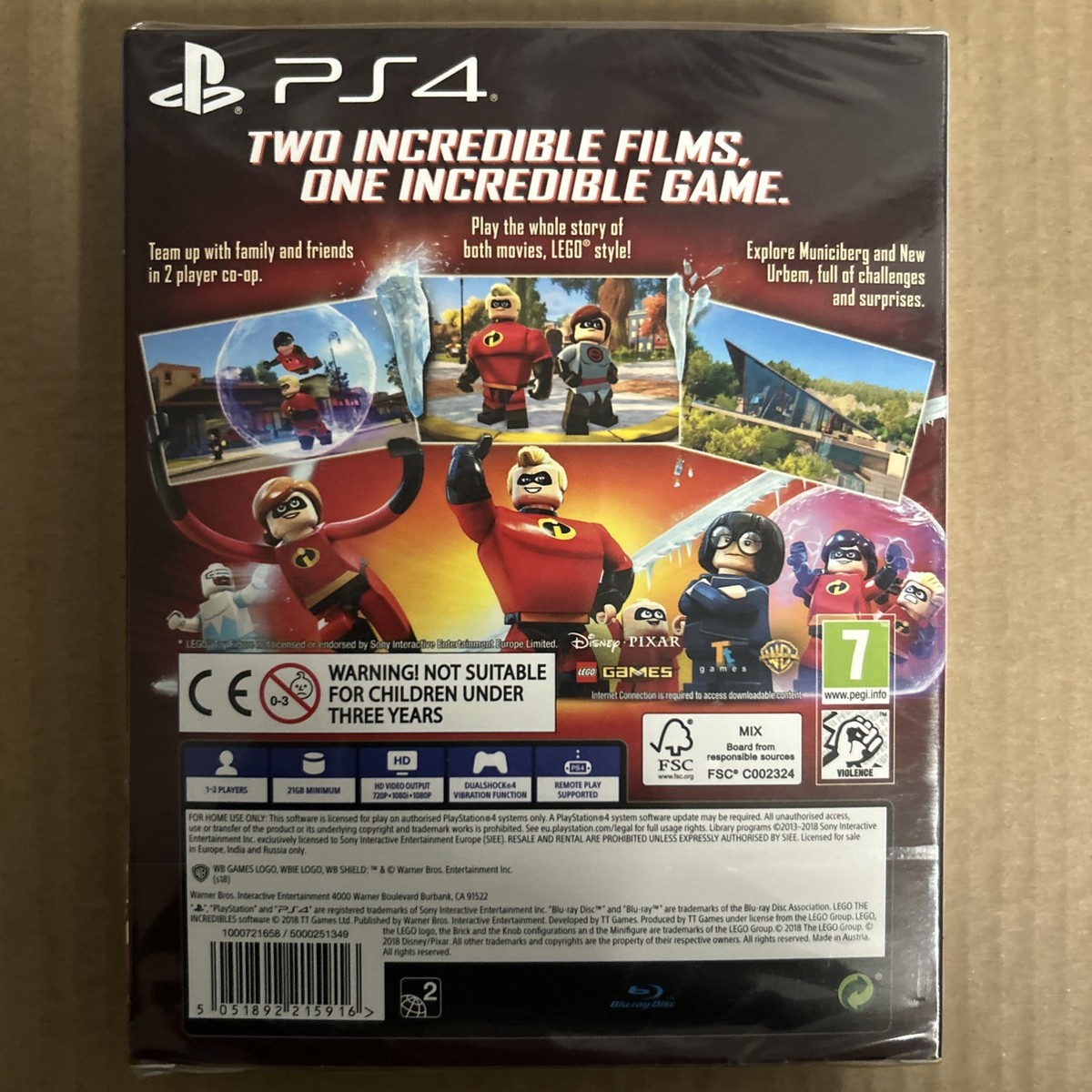 LEGO The Incredibles Minifigure Edition (PS4) UK