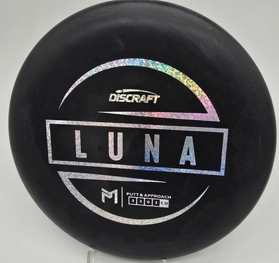 Paul Mcbeth Discraft Rubber Blend Luna Black with Silver Prism foil 173-`74