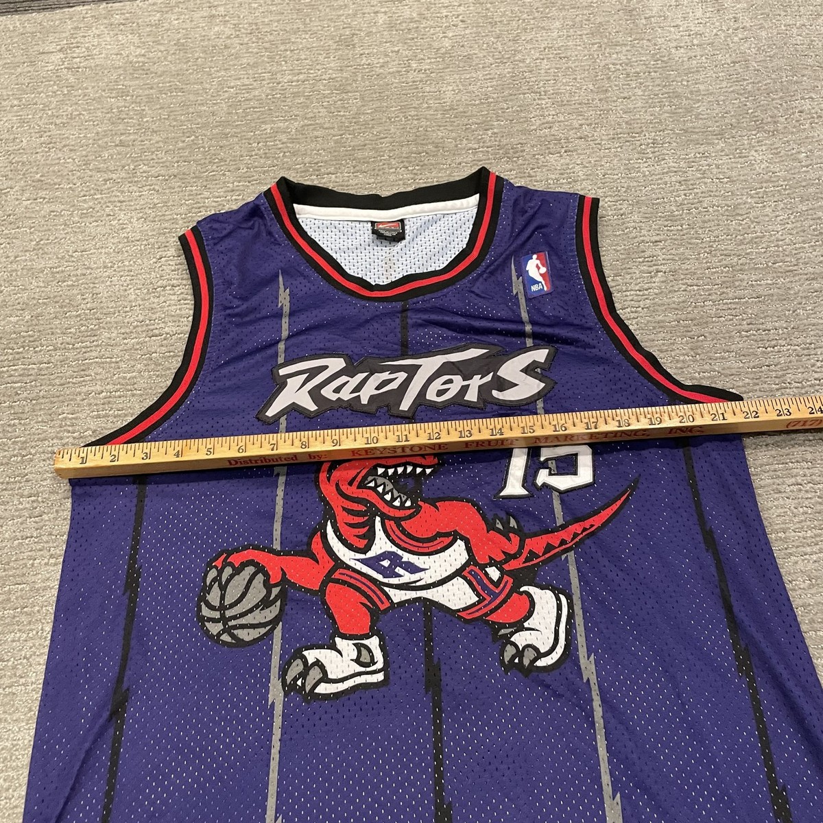 90,s NBA ビンス・カーター RAPTORS ラプターズ　ユニフォーム Vintage Toronto Raptors Jersey Mens Large NBA Basketball Vince