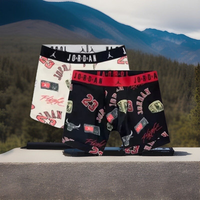 Nike Jordan Flight Micro 2 Pack Dri-Fit Printed Boxer Briefs Jm0762 JM0671 $38