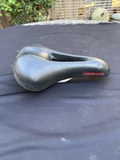 Vintage Terry Liberator TFI Seat Saddle Selle Italia Black Cutaway Italy