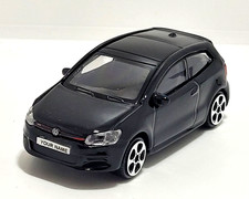 Volkswagen Polo GTi Mk 5 Black FREE PERSONALISED PLATES Diecast Model Car Gift
