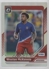 2024-25 Panini Donruss FIFA Optic Holo Prizm Weston McKennie #12 0c2