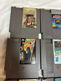 Nintendo NES Game Lot Of 15 All Internally Cleaned Tested Silver Surfer Contra