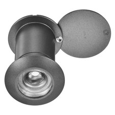 15/16" Door Viewer Peephole 220&deg; Door Viewer with Cover Grey