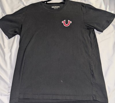 Men's Large True Religion Black, Red, And White Shirt