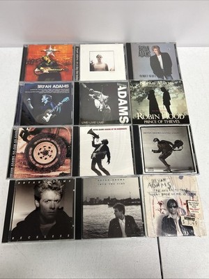 Bryan Adams 12 CD Lot! 18 Til I Die, Live, Reckless, Cuts Like A Knife