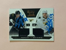 Steve Ott Krys Barch 2010-11 Luxury Suite Game Worn Jersey IP Auto Autograph