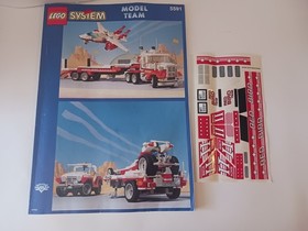Lego System 5591 Model Team Red Bird Truck With Jet 99% Complete