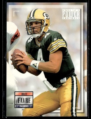 1993 Pro Set Power #4 Brett Favre Football Card Packers 0902A