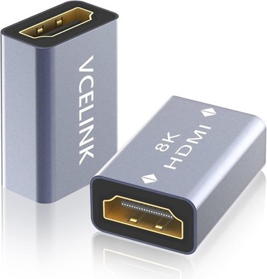 VCELINK HDMI Kupplung 8K, HDMI Buchse auf Buchse Verbinder 2.1, Unterstützt 