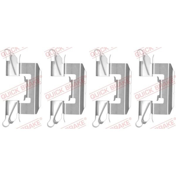 Quick Brake 109-1772 ZubehöRsatz, Scheibenbremsbelag-image