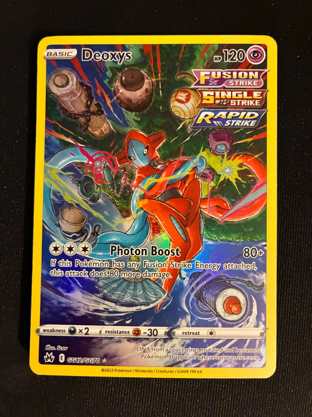 Deoxys GG12/GG70 Crown Zenith: Galarian Gallery Holo MINT