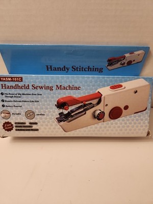 Mini DIY Portable Sewing Machine Tailor Stitch Handheld Home Travel Cordless Kit