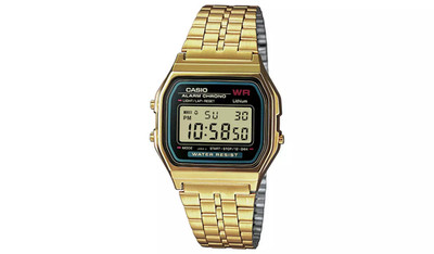CASIO GOLD STAINLESS STEEL BRACELET WATCH A159WGEA-1EF RETRO COLLECTION BNIB