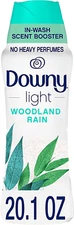 Downy Light Laundry Scent Booster Beads for Washer, Woodland Rain, 20.1 Oz, Wit