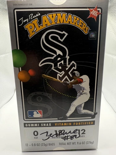 Jerry Rice Playmakers Autographed Candy Box Chicago White Sox