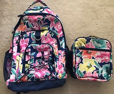 POTTERY BARN TEEN GIRLS FLOWERS BACKPACK AND LUNCH BOX eBay