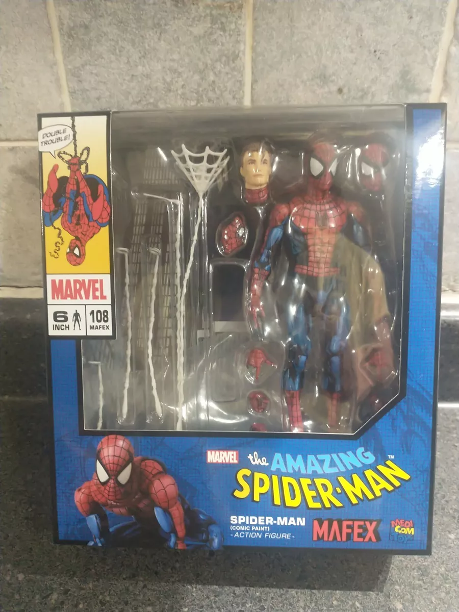 Mafex Spider-Man No. 108 Comic Paint Version Marvel Authentic NEW