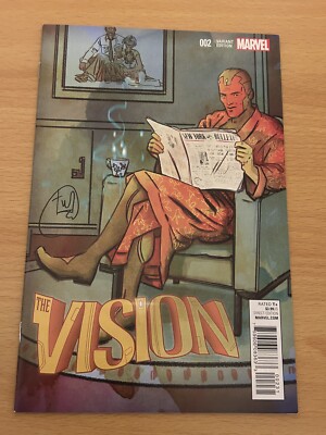 The Vision #2 1:25 Tula Lotay Variant Cover Signed By Tula Lotay Marvel Comics