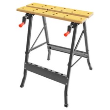 ColourTree Folding Workmate Workbench Carpenter Saw Table with Adjustable Clamps