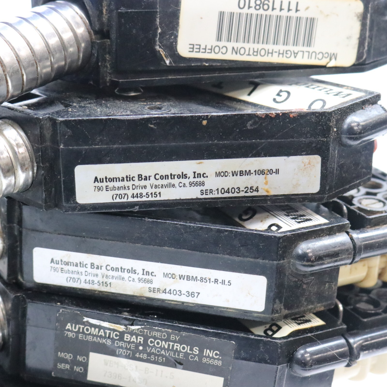 (Lot of 8) Wunder-Bar Beverage Gun Dispenser For Parts (UNTESTED)