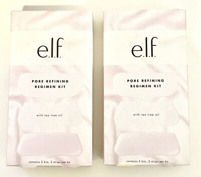 Lot of 2, e.l.f. ELF Pore Refining Regimen Kit w/ tea tree oil -3 Kits per Box