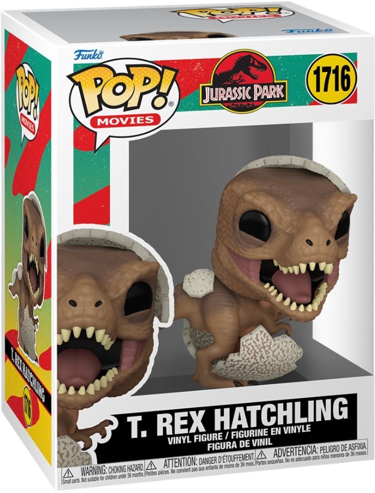 7844629 Merchandising Jurassic Park: Funko Pop! Movies - Tyrannosaurus Rex Hatch