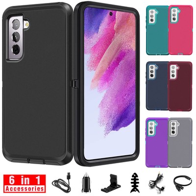 For Samsung Galaxy S21 FE 5G Heavy Duty Shockproof Hybrid Case Cover  Accessories