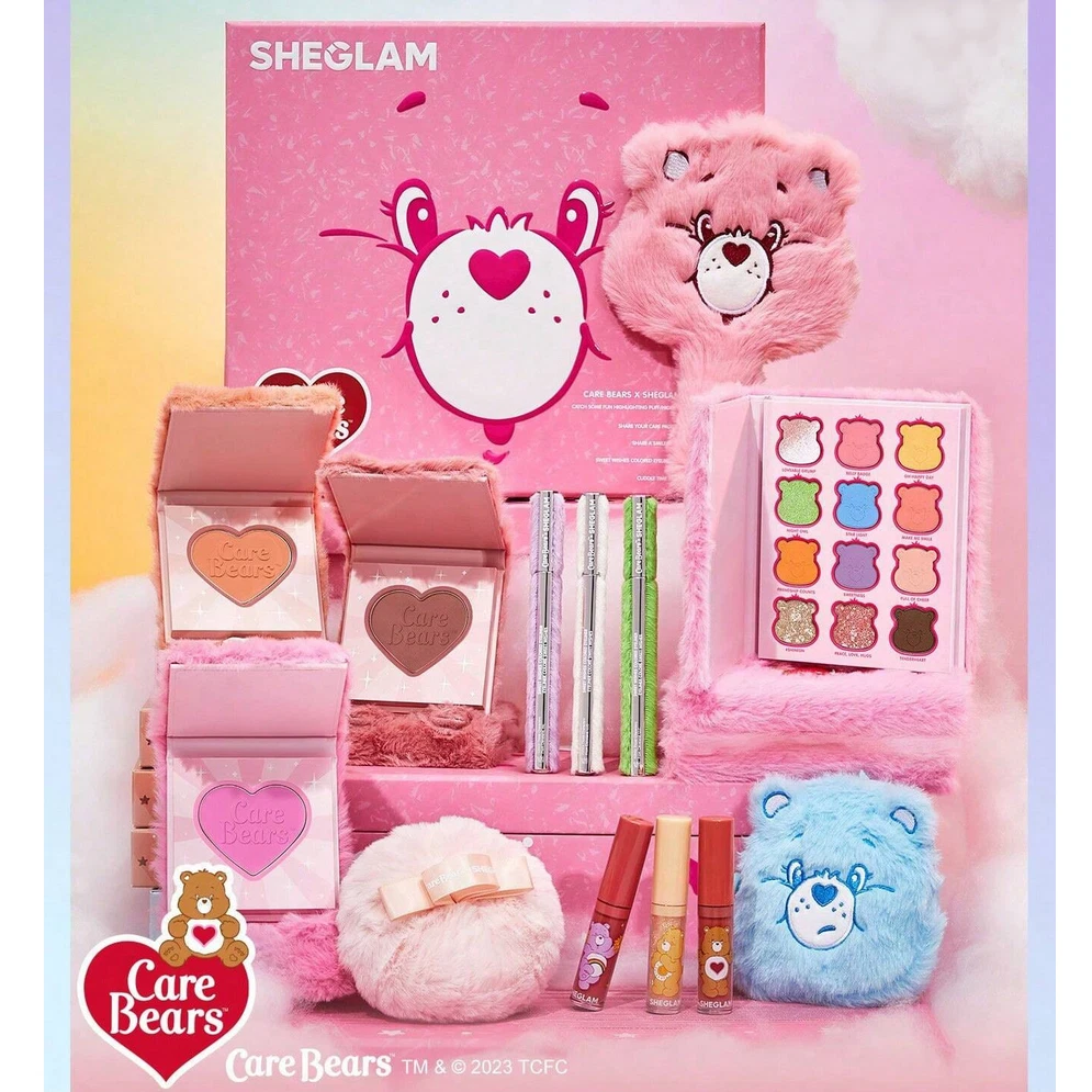 CARE BEARS X Sheglam Limited Edition Full Makeup PR Box Collection Gift Set!