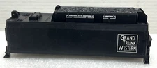 LIONEL O-GAUGE 8050-T GRAND TRUNK WESTERN BLACK PLASTIC TENDER BODY SHELL
