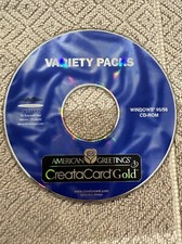American Greetings CreataCard Gold 3 VARIETY PACKS CD-ROM Windows 95/98