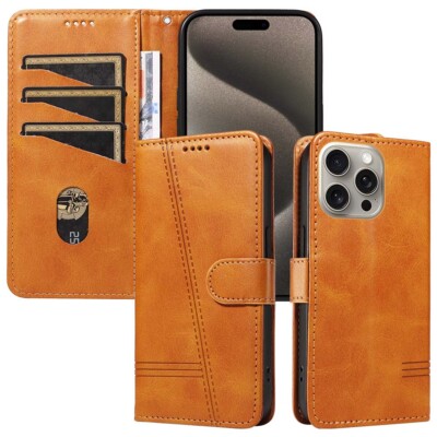 Leather Wallet Open Wallet Iphone For IPhone SE 14 13 12 11 XR
