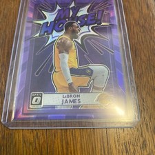 2020-21 Panini Donruss Optic Basketball LeBron James My House Purple Holo Insert