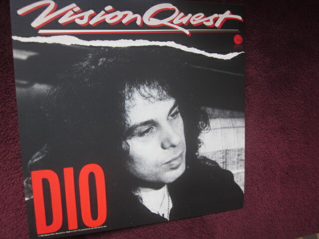 Ronnie James Dio 1985 Vision Quest Soundtrack 12x12 Promo Flat Poster 